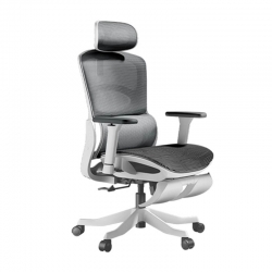 Офисное кресло с подставкой для ног Xiaomi HBADA Ergonomic Computer Chair P2 Pro Сreamy White (E216WVD)