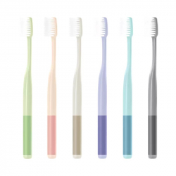 Набор зубных щеток Xiaomi Daily Elements Toothbrush Antibacterial Soft Brush (6 шт.)