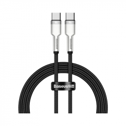 Кабель Baseus Cafule Series Metal Data Cable Type-C to Type-C 100W 2m Black (CATJK-D01)