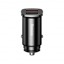 Автомобильное зарядное устройство Baseus Dual Car Charger QC3.0 30W Metal Black (CCALL-DS01)