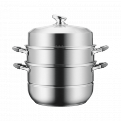 Кастрюля-пароварка Xiaomi Crystal Kitchen Stainless Steel Steam Pot 3 Layer (JC-ZG01)