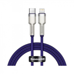 Кабель Baseus Cafule Series Metal Data Cable Type-C to iP PD20W Fast Charge 1m Purple (CATLJK-A05)