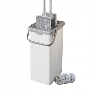 Швабра и ведро c системой очистки Xiaomi Mayflower Square Bucket Flat Double Scratch Mop Set + 1 насадка для швабры (WYH-PB99)