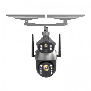 IP-камера на солнечных батареях YouSmart Dual Lens Solar Wireless PTZ Security Zoom Camera Wi-Fi Black (Q5MAX Plus 2025)
