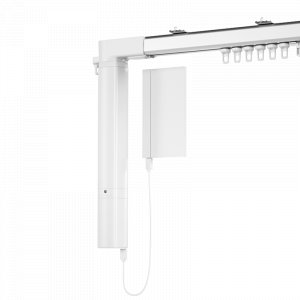 Умный электропривод для штор на солнечной батарее с карнизом Xiaomi Linptech Smart Curtain Motor C4 Telescopic Track 2.5-4.5 m