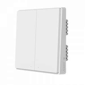 Умный выключатель Xiaomi Aqara Smart Wall Switch D1 (Двойной без нулевой линии) White (QBKG22LM)