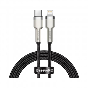 Кабель Baseus Cafule Series Metal Data Cable Type-C to iP PD20W Fast Charge 1m Black (CATLJK-A01)