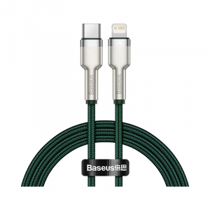 Кабель Baseus Cafule Series Metal Data Cable Type-C to iP PD20W Fast Charge 1m Green (CATLJK-A06)