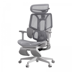 Офисное кресло с подставкой для ног Xiaomi HBADA Ergonomic Computer Chair E3 AIR White (E301WVE)