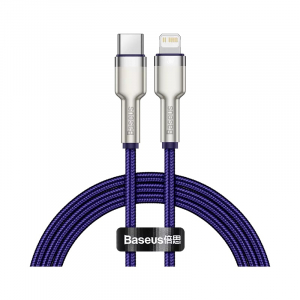 Кабель Baseus Cafule Series Metal Data Cable Type-C to iP PD20W Fast Charge 1m Purple (CATLJK-A05)